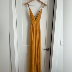 Yellow XS dress from lulu NWT